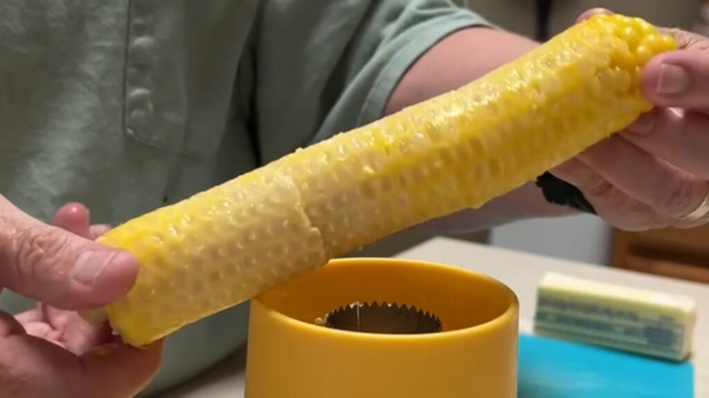 after the corn removed