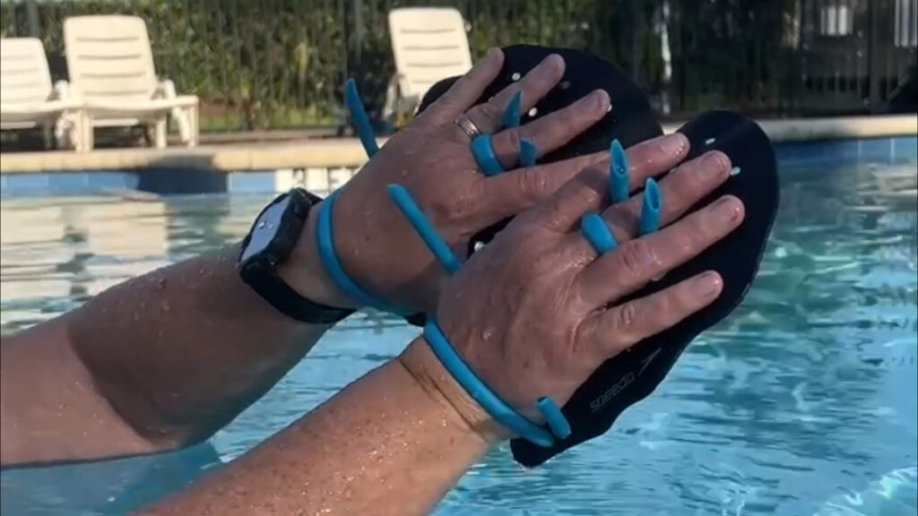 Looking at the Strap Fitting with the paddles