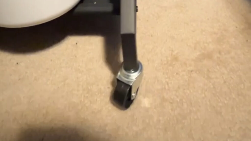 wheel on rack