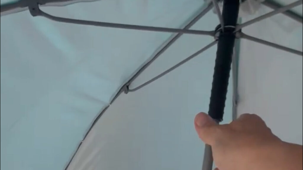 inside umbrella