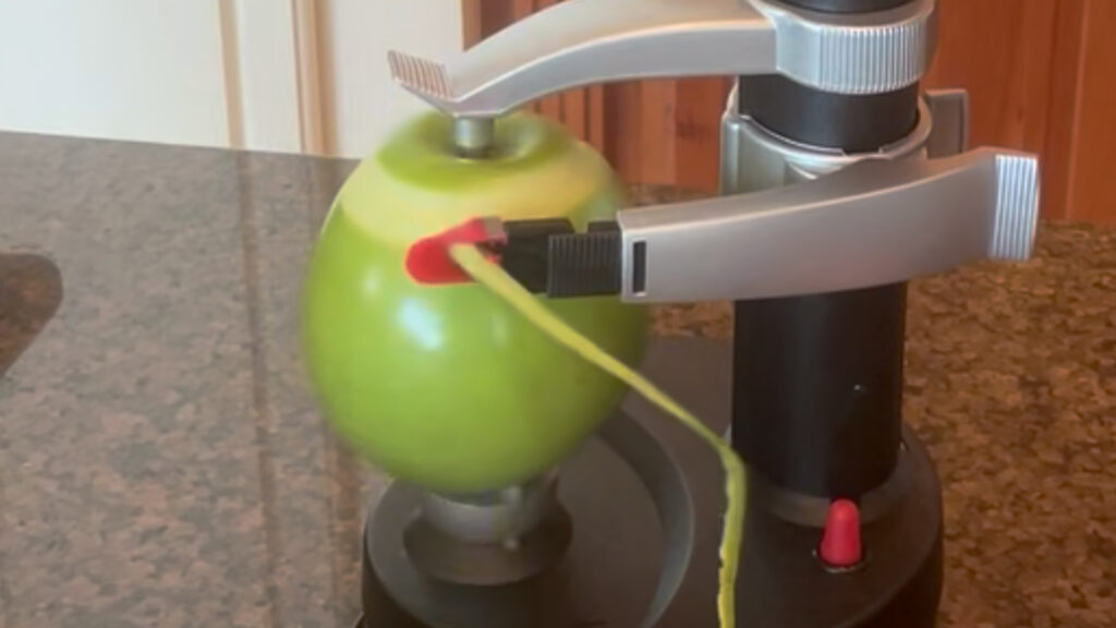 taking off the peel