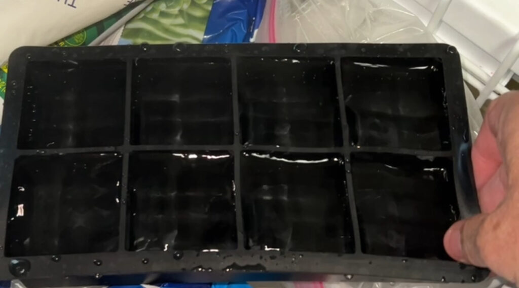 going into the freezer