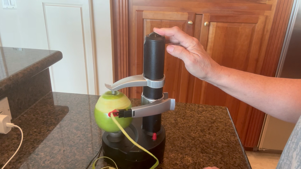 Peel Apples and Potatoes in Seconds with This Little Tool