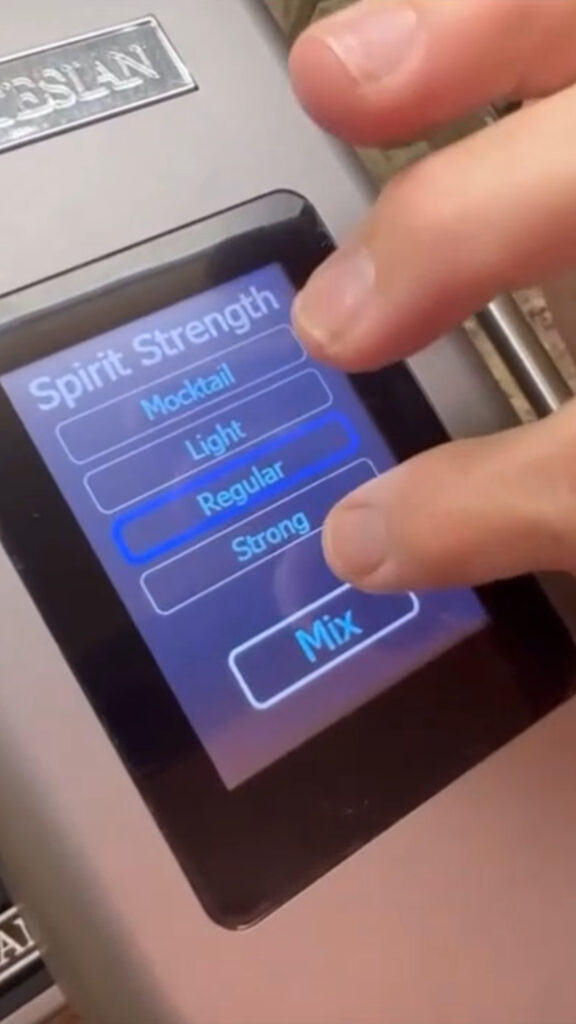 Bartesian Cocktail Machine Controls

