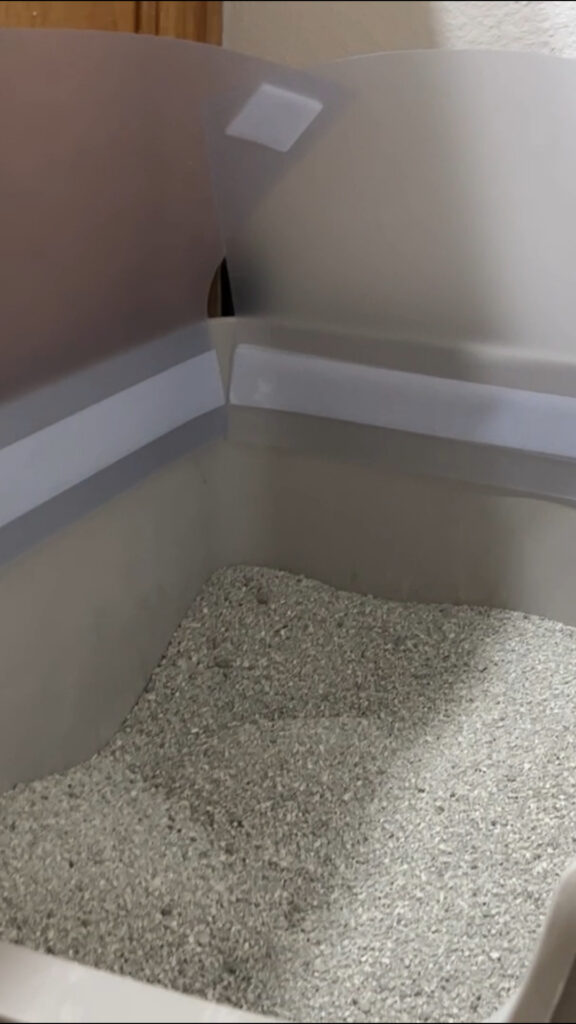 cat litter box pee shields
