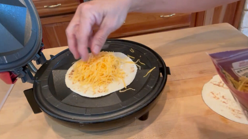 loading on the cheese