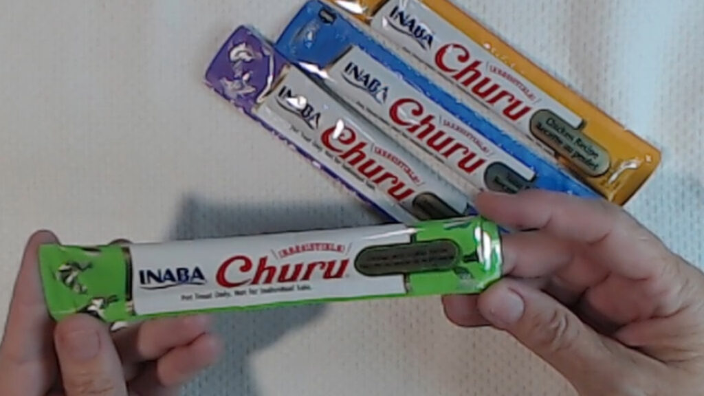 Close up of Churu flavors