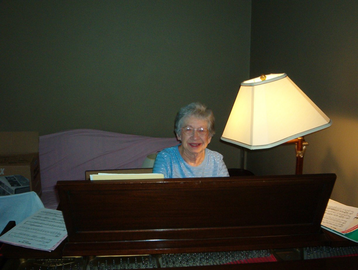 Granny at her piano
