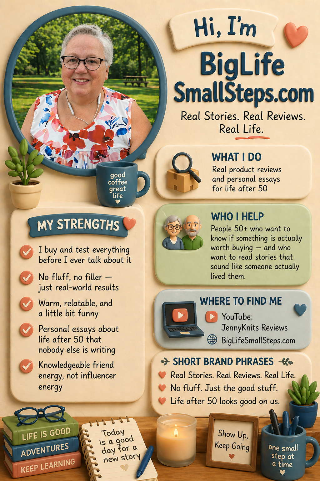 Big Life Small Steps Infographic