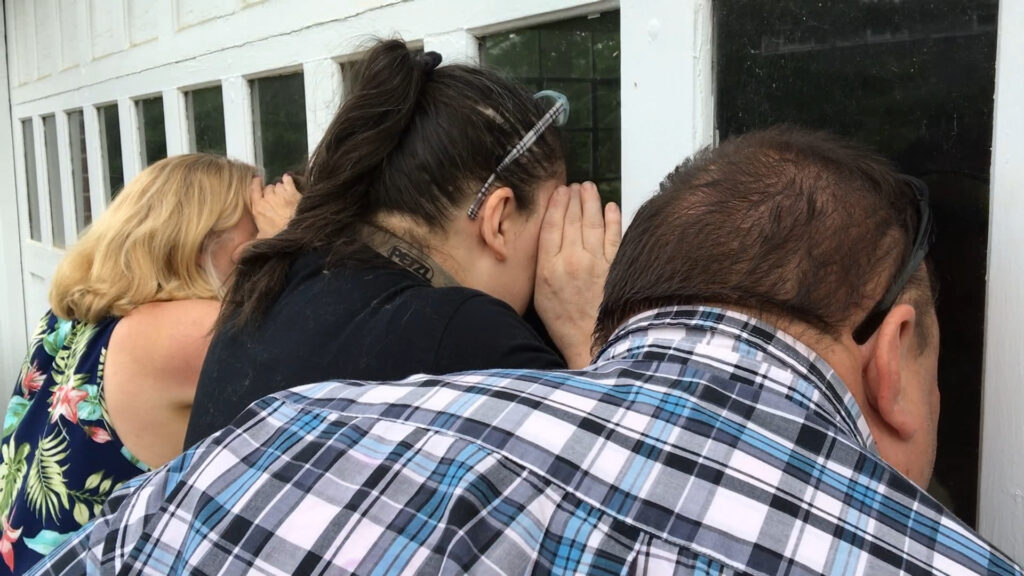 Peeking into the garage