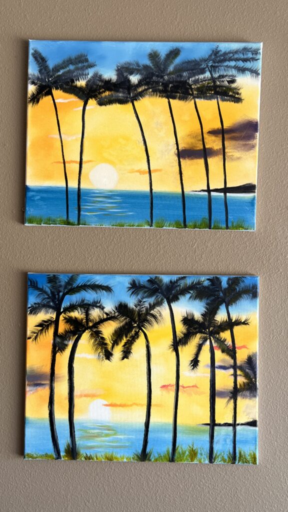 Our Palm Trees Painting
