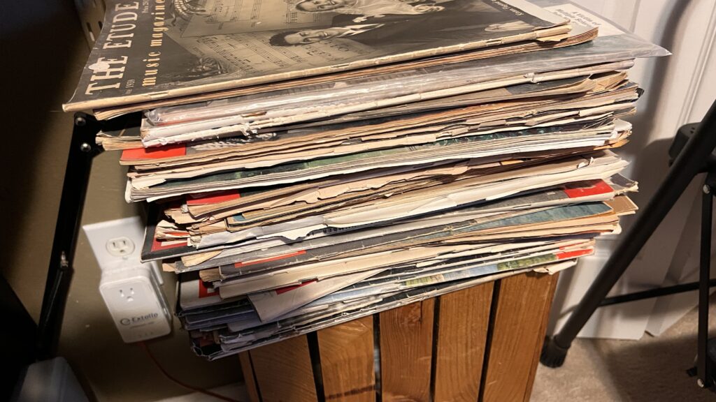 Side Income Ideas for Women over 50 - Stack of Vintage Magazines
