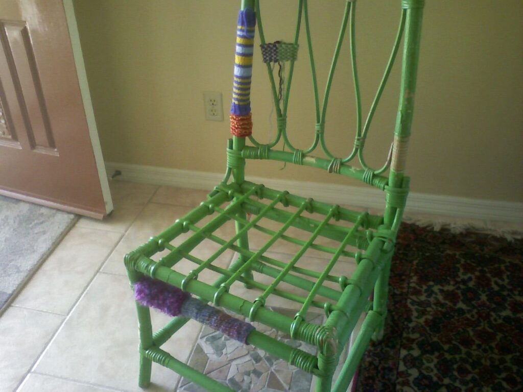 The Chair when we started.