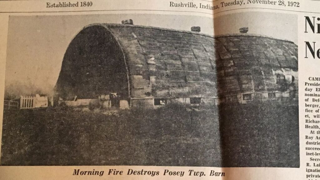 Barn Burned Down article